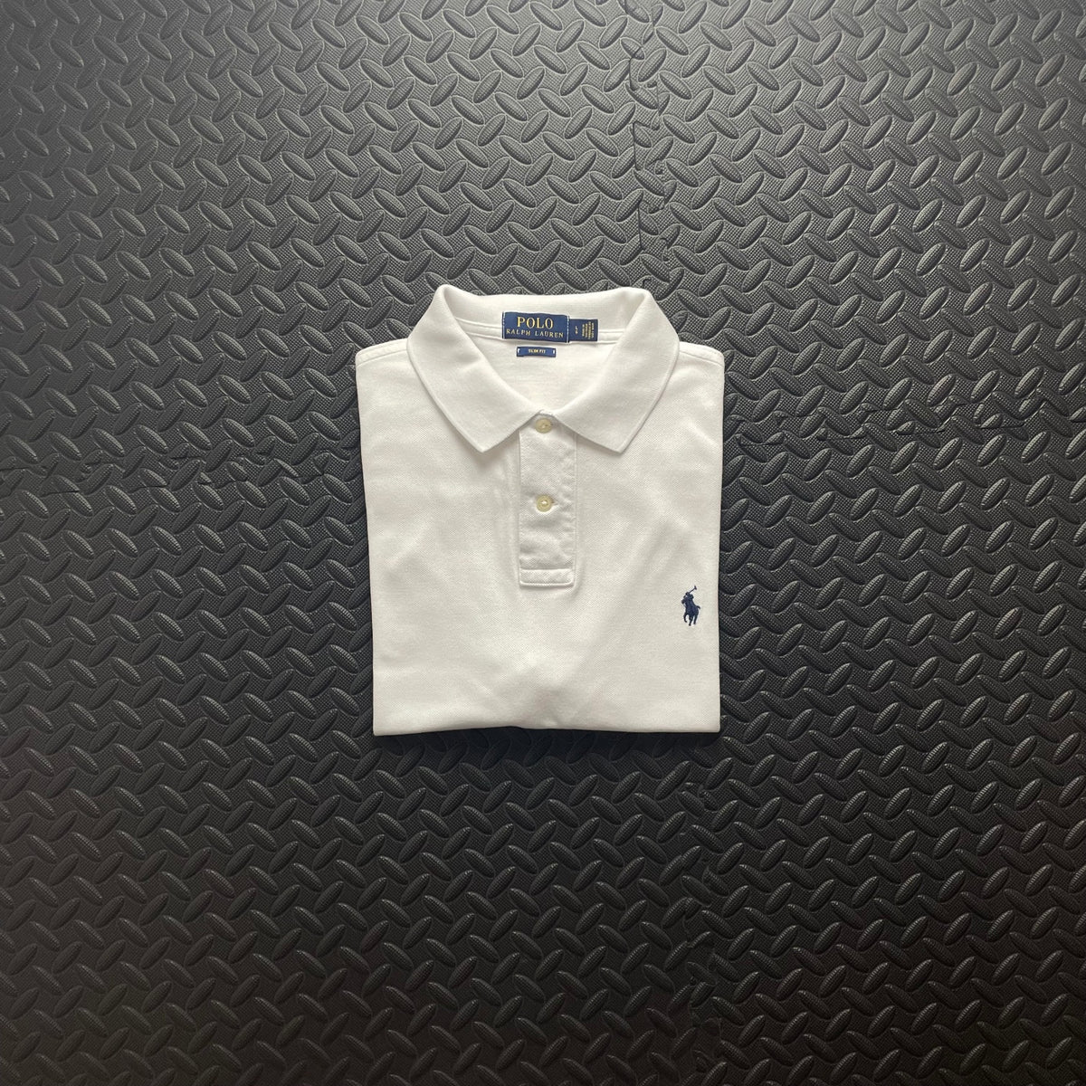 Ralph Lauren White Polo Shirt | Men’s Slim Fit L / 3648