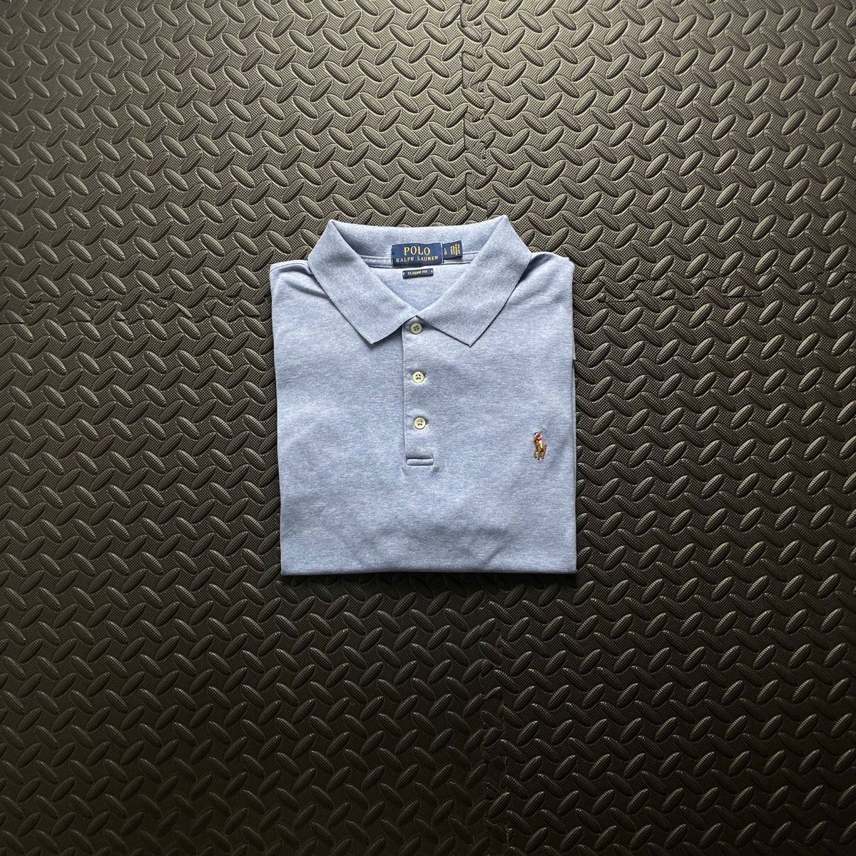 Ralph Lauren Light Blue Polo Shirt | Men’s Classic Fit L / 3618