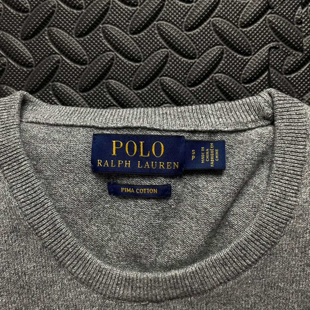 Ralph Lauren Grey Crewneck Jumper | Men’s Classic Fit S / 3684