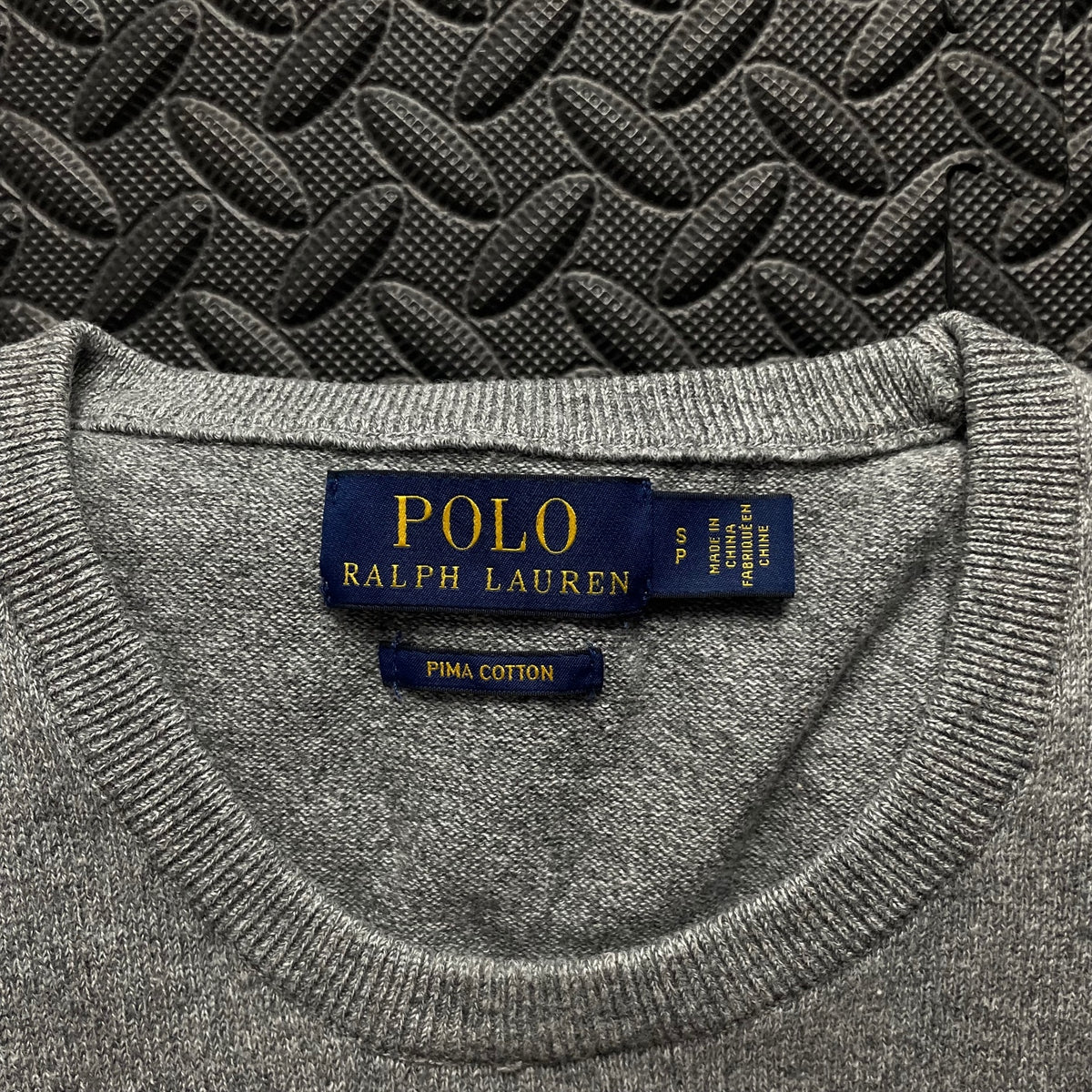Ralph Lauren Grey Crewneck Jumper | Men’s Classic Fit S / 3684