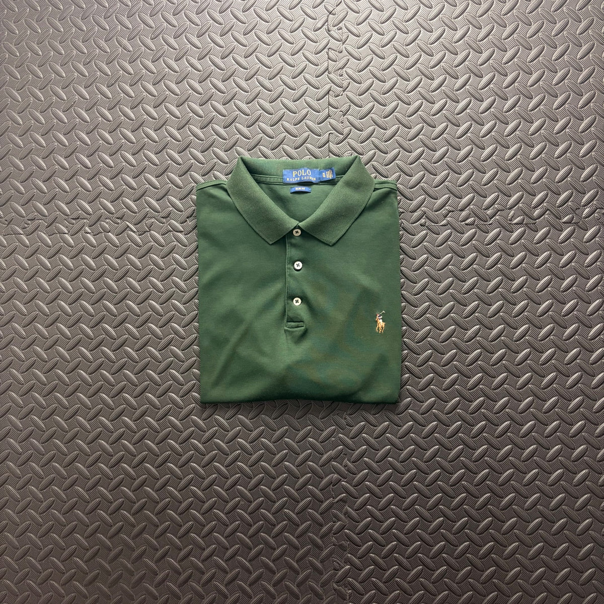Ralph Lauren Dark Green Polo Shirt | Men’s Slim Fit XL / 3814