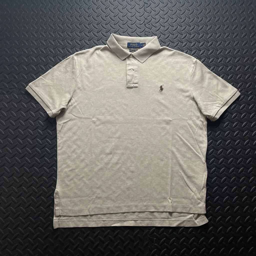 Ralph Lauren Beige Polo Shirt | Men’s Classic Fit M / 3417