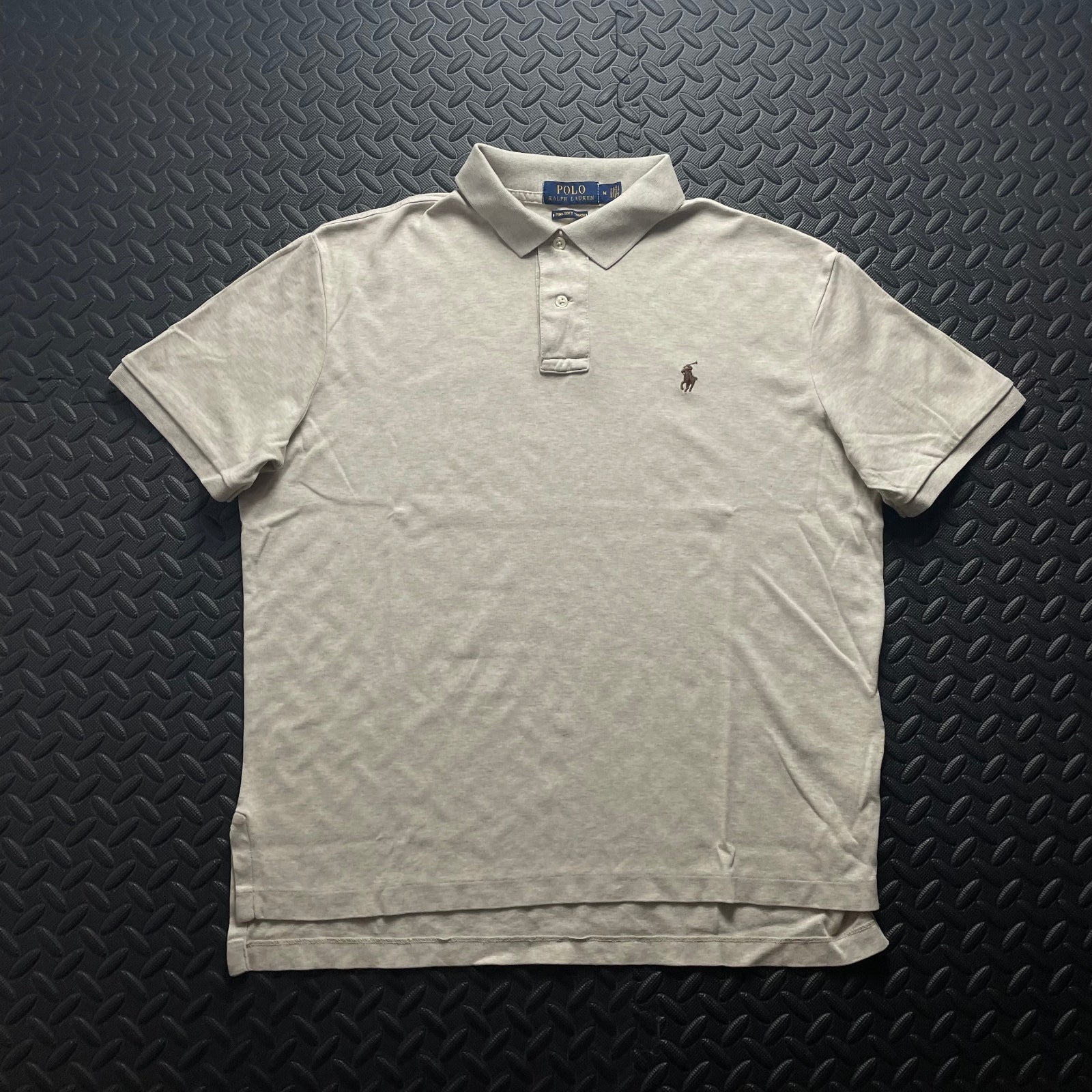 Ralph Lauren Beige Polo Shirt | Men’s Classic Fit M / 3417