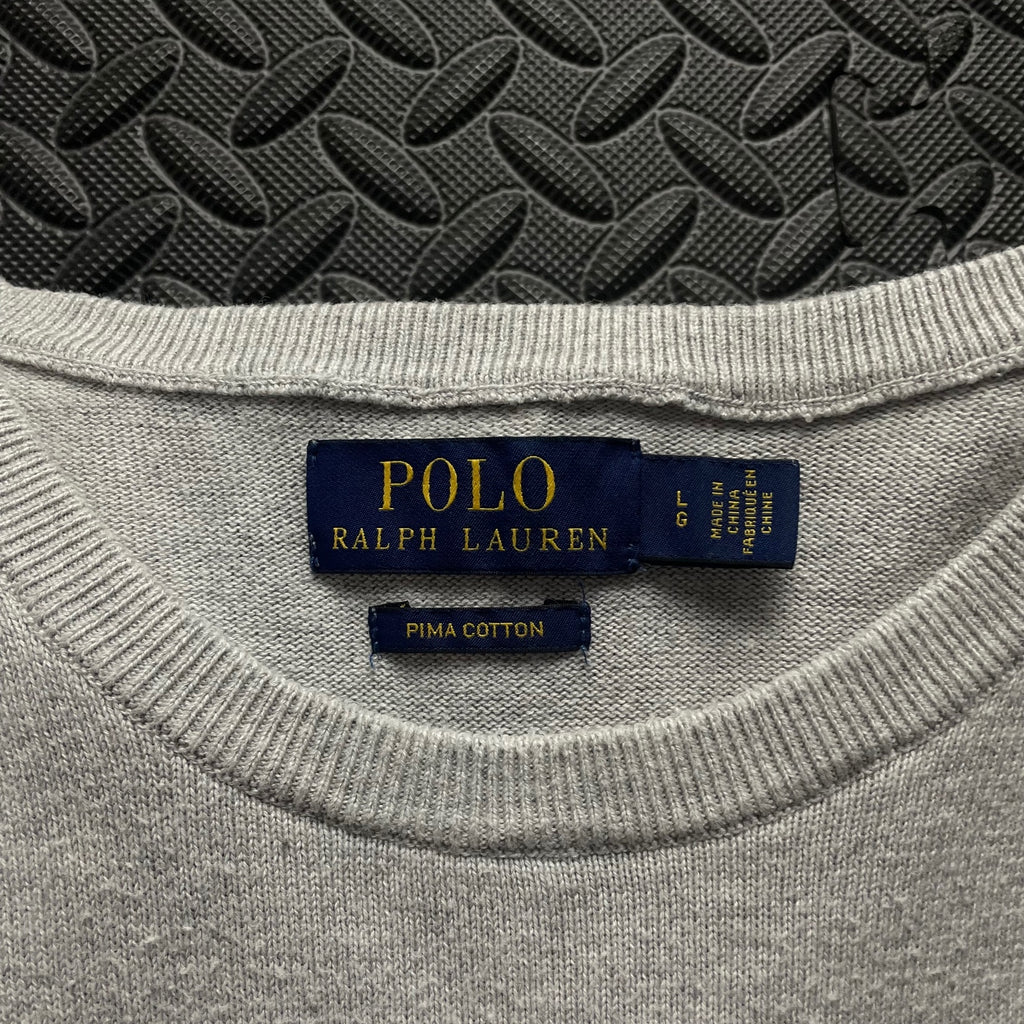 Ralph Lauren Grey Crewneck Jumper | Men’s Classic Fit L / 3779