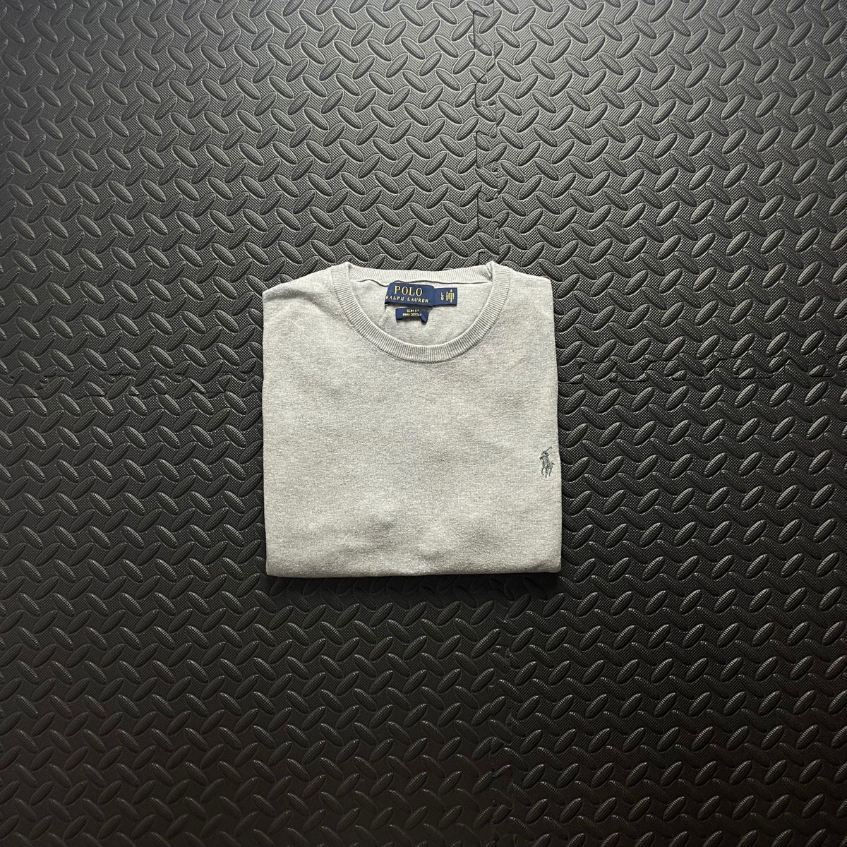 Ralph Lauren Grey Crewneck Jumper | Men’s Slim Fit L / 3686