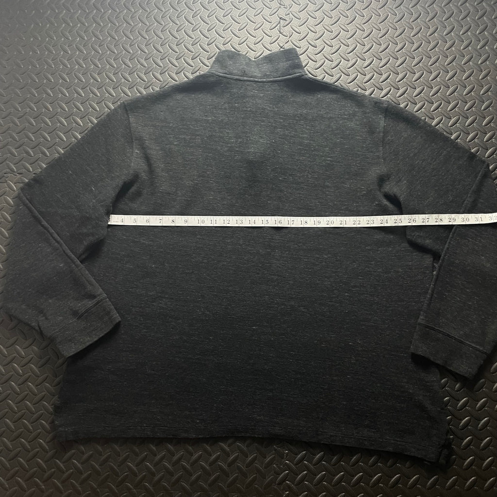 Ralph Lauren Charcoal Grey 1/4 Zip Jumper | Men’s Classic Fit XL / 3789