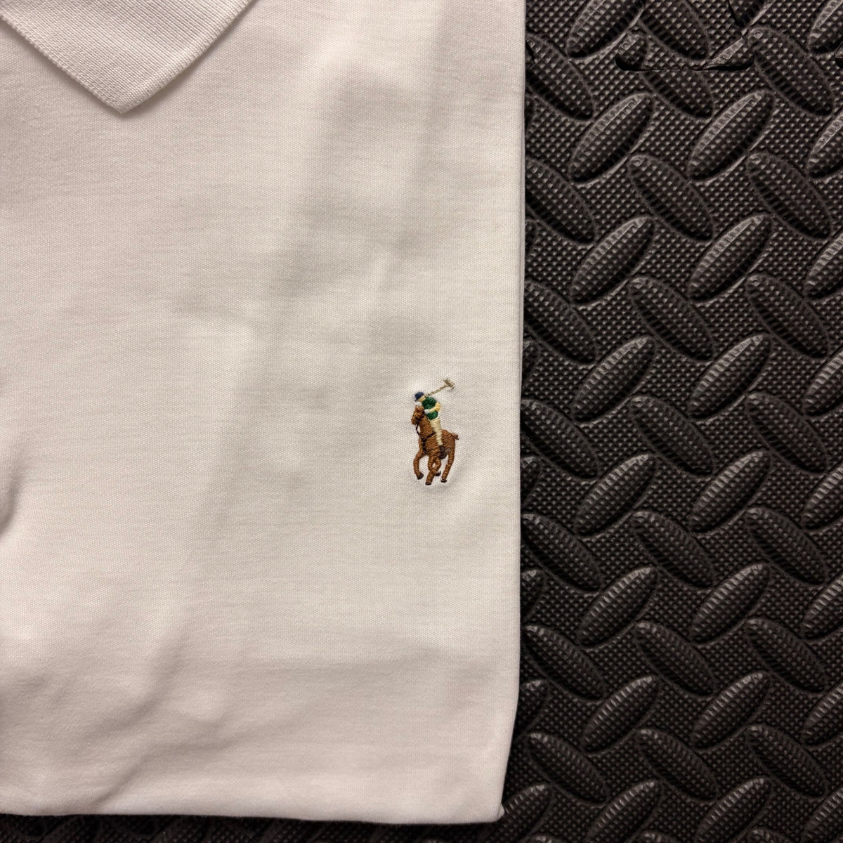 Ralph Lauren White Polo Shirt | Men’s Slim Fit XL / 3864