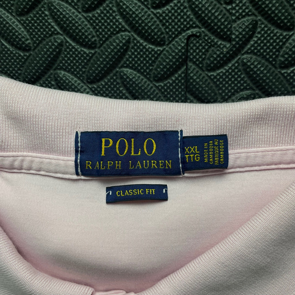 Ralph Lauren Pink Polo Shirt | Men’s Classic Fit XXL / 3746