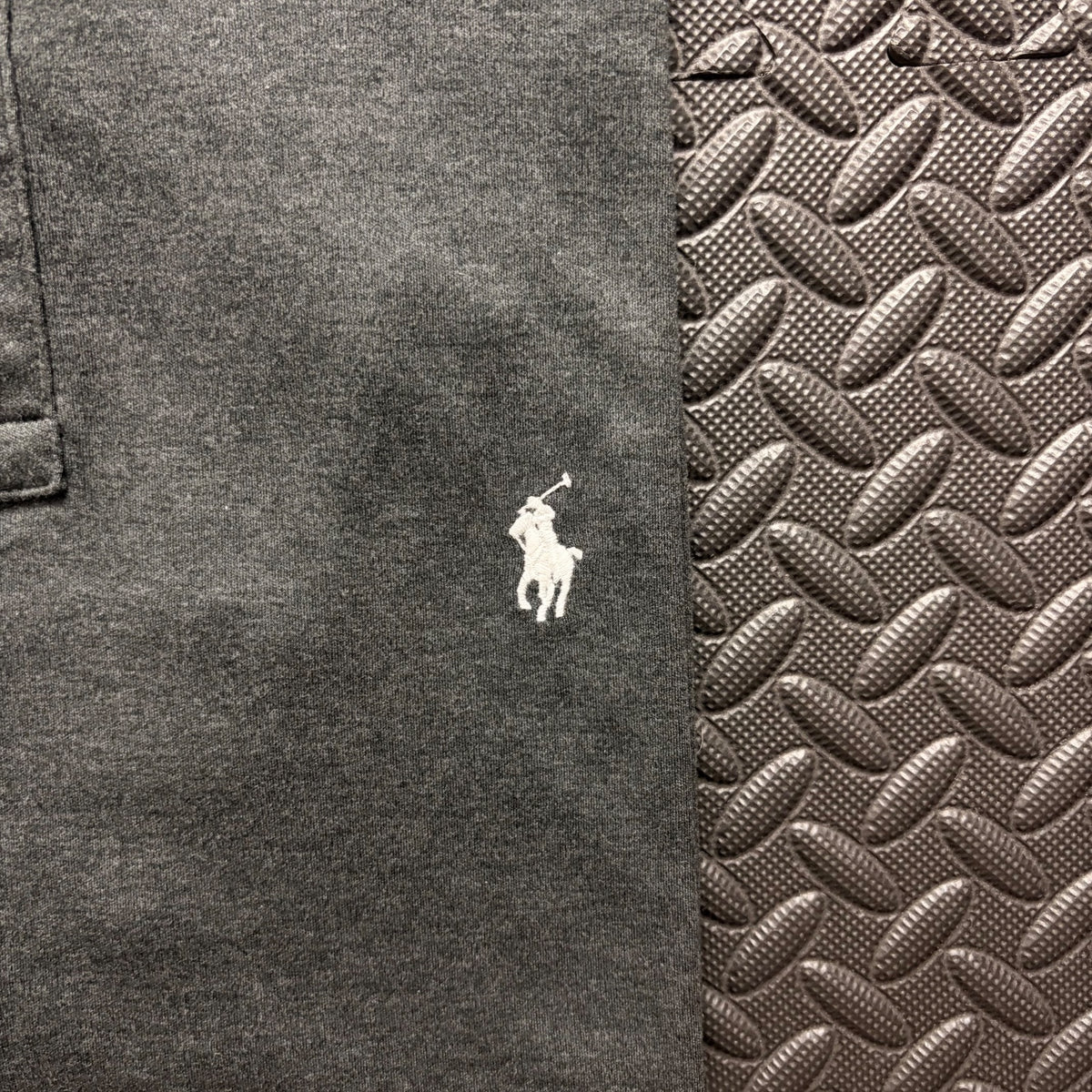 Ralph Lauren Grey Polo Shirt | Men’s Custom Slim Fit XL / 3865