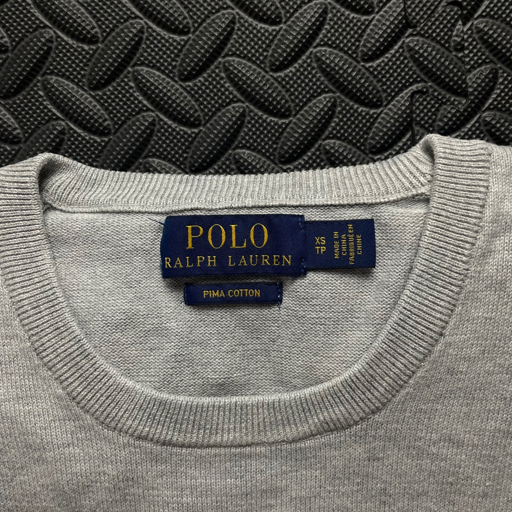 Ralph Lauren Grey Crewneck Jumper | Men’s Classic Fit XS / 3679