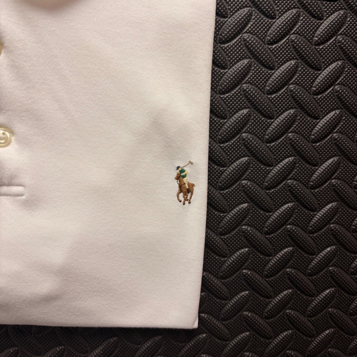 Ralph Lauren White Polo Shirt | Men’s Custom Slim Fit L / 3847