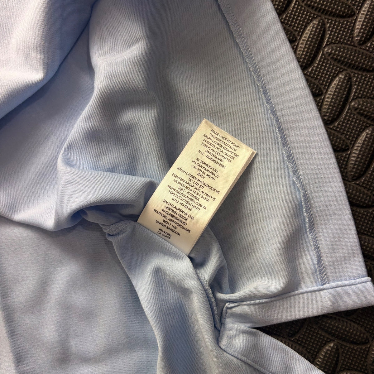 Ralph Lauren Light Blue Polo Shirt | Men’s Custom Slim Fit XL / 3811