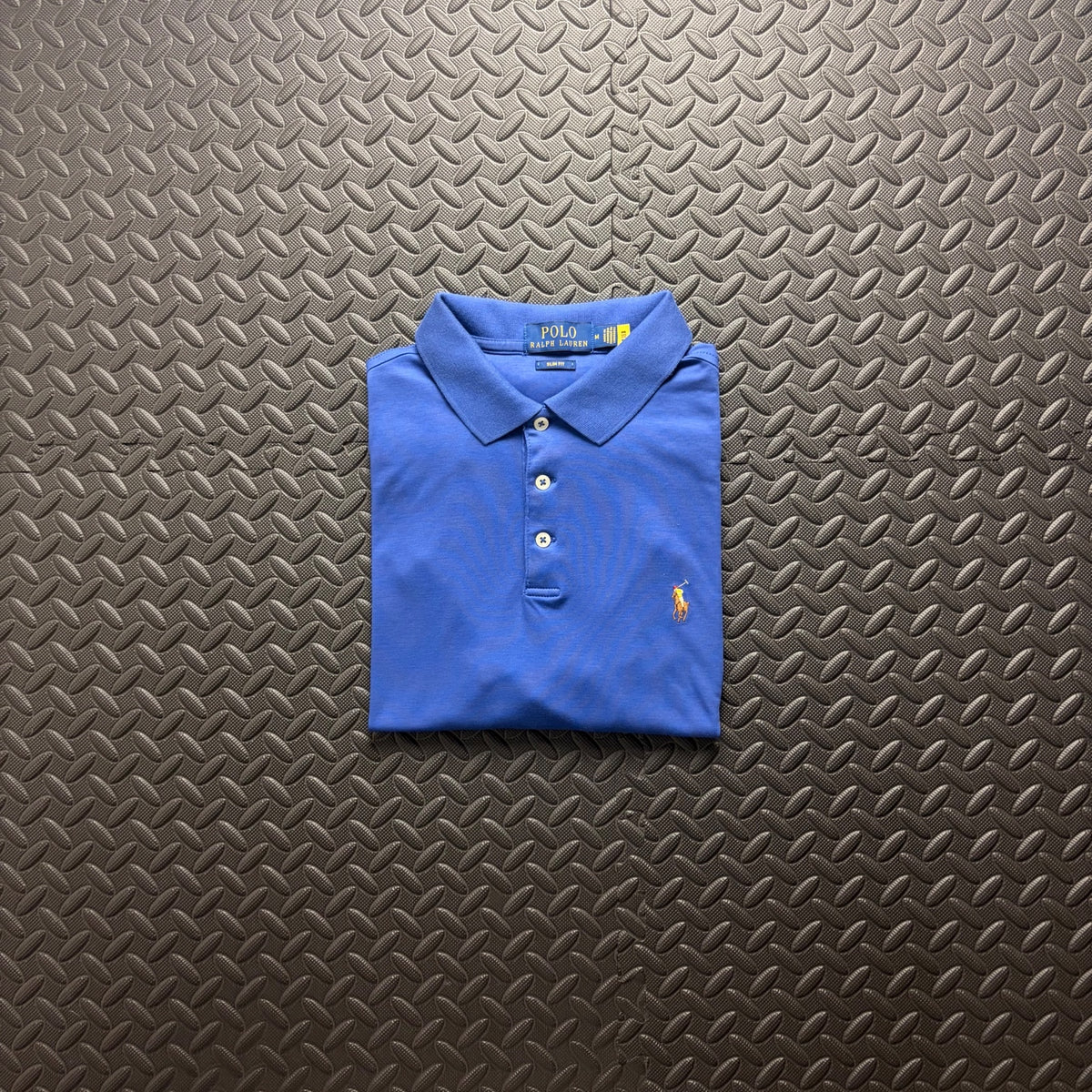 Ralph Lauren Blue Polo Shirt | Men’s Slim Fit M / 3835