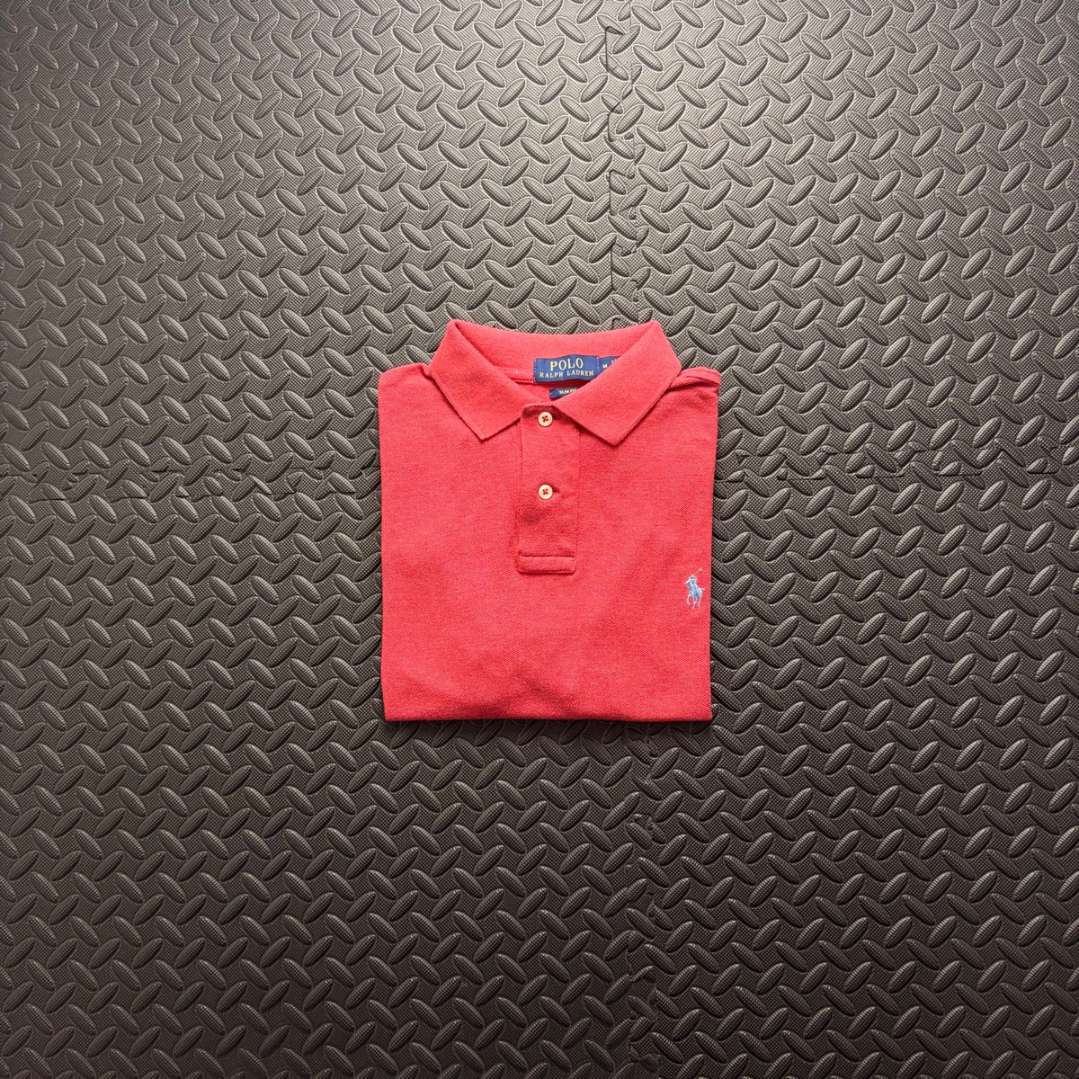 Ralph Lauren Coral Polo Shirt | Men’s Slim Fit M / 3806