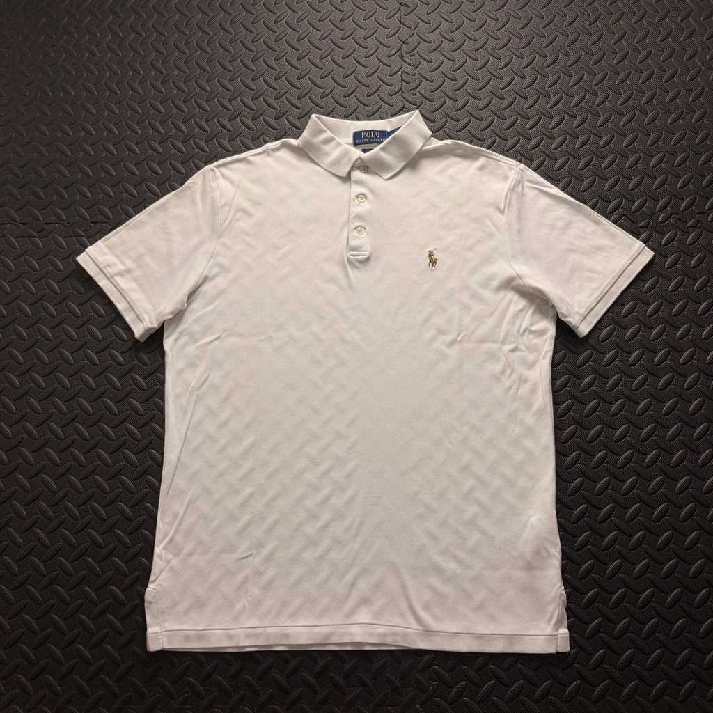 Ralph Lauren White Polo Shirt | Men’s Classic Fit S / 3803