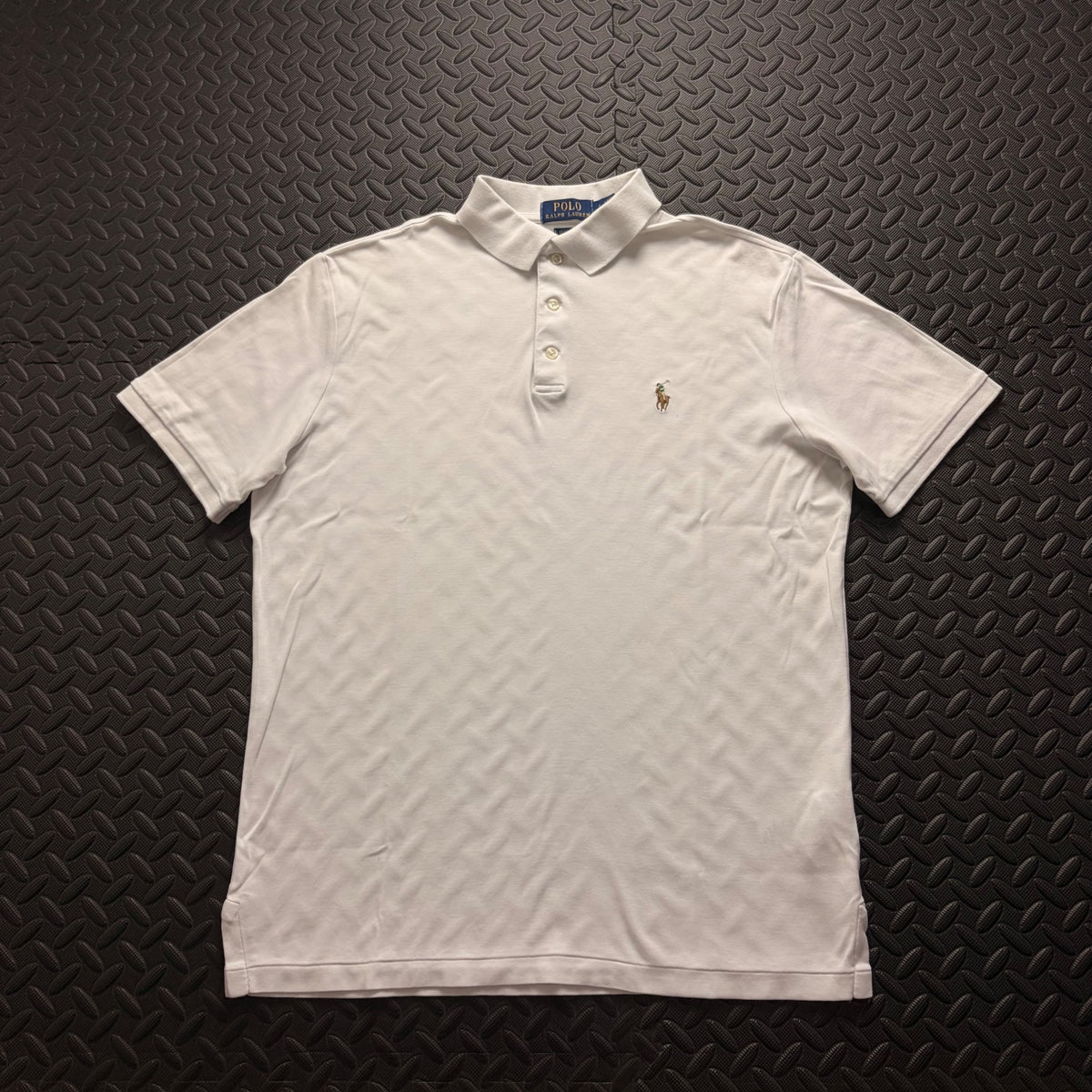 Ralph Lauren White Polo Shirt | Men’s Classic Fit S / 3803