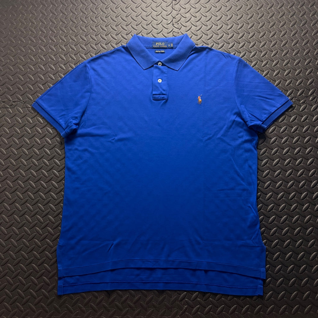Ralph Lauren Blue Polo Shirt | Men’s Classic Fit L / 3851