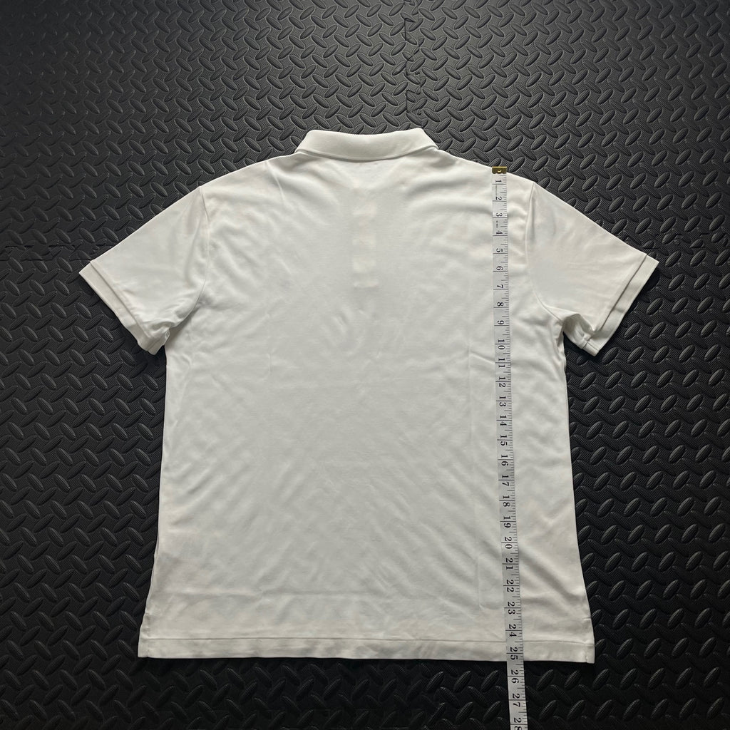 Ralph Lauren White Polo Shirt | Men’s Slim Fit L / 3615