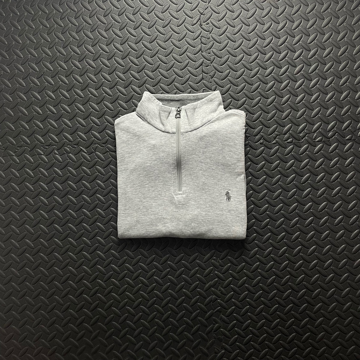 Ralph Lauren Grey 1/4 Zip Jumper | Mens Classic Fit L / 3732