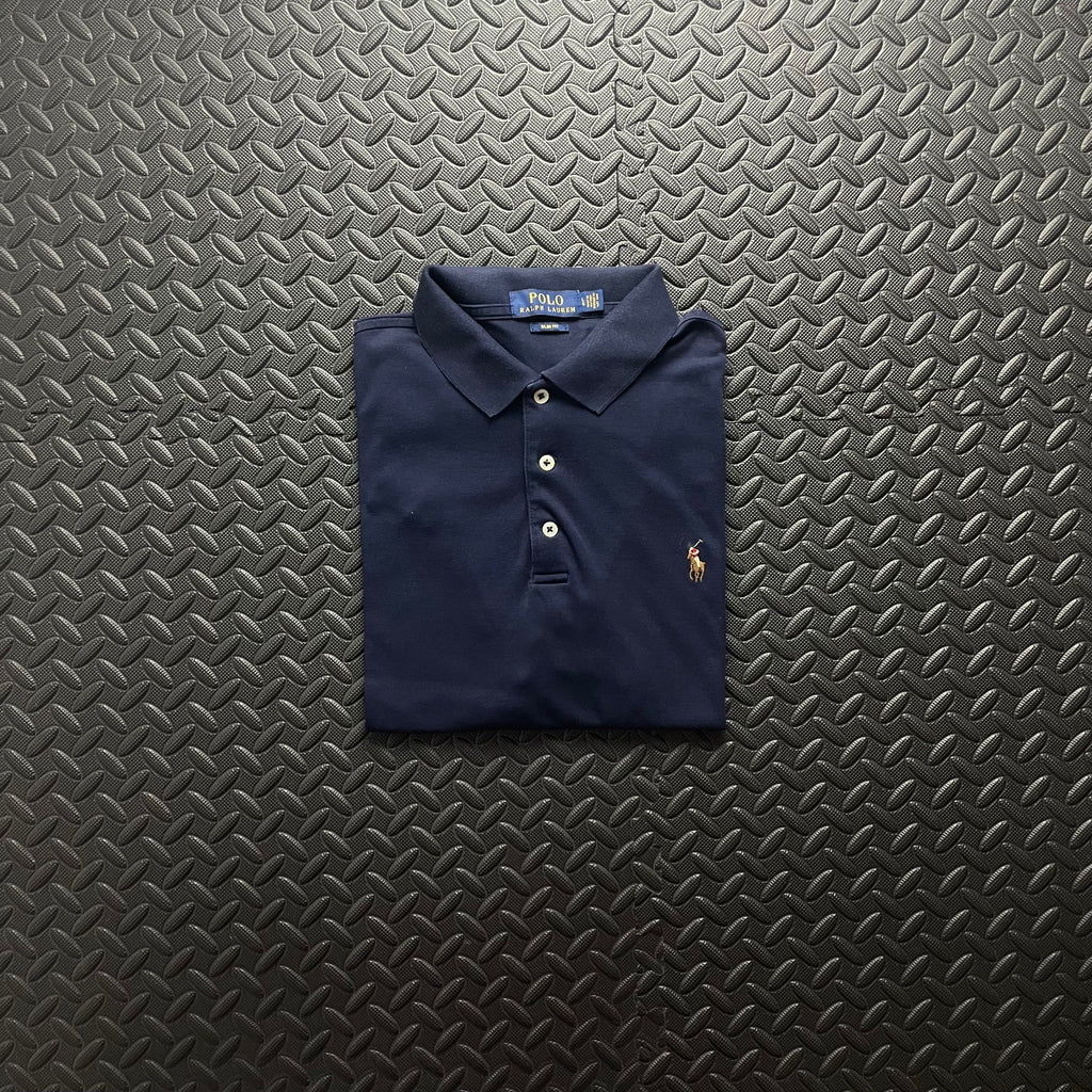 Ralph Lauren Navy Polo Shirt | Men’s Slim Fit L / 3420