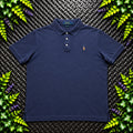 Ralph Lauren Navy Polo Shirt | Men’s Slim Fit XL / 3845