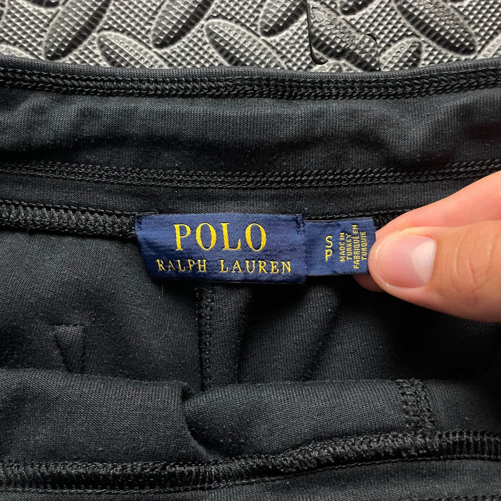 Ralph Lauren Black Shorts | Men’s S | Jogger Double Knit