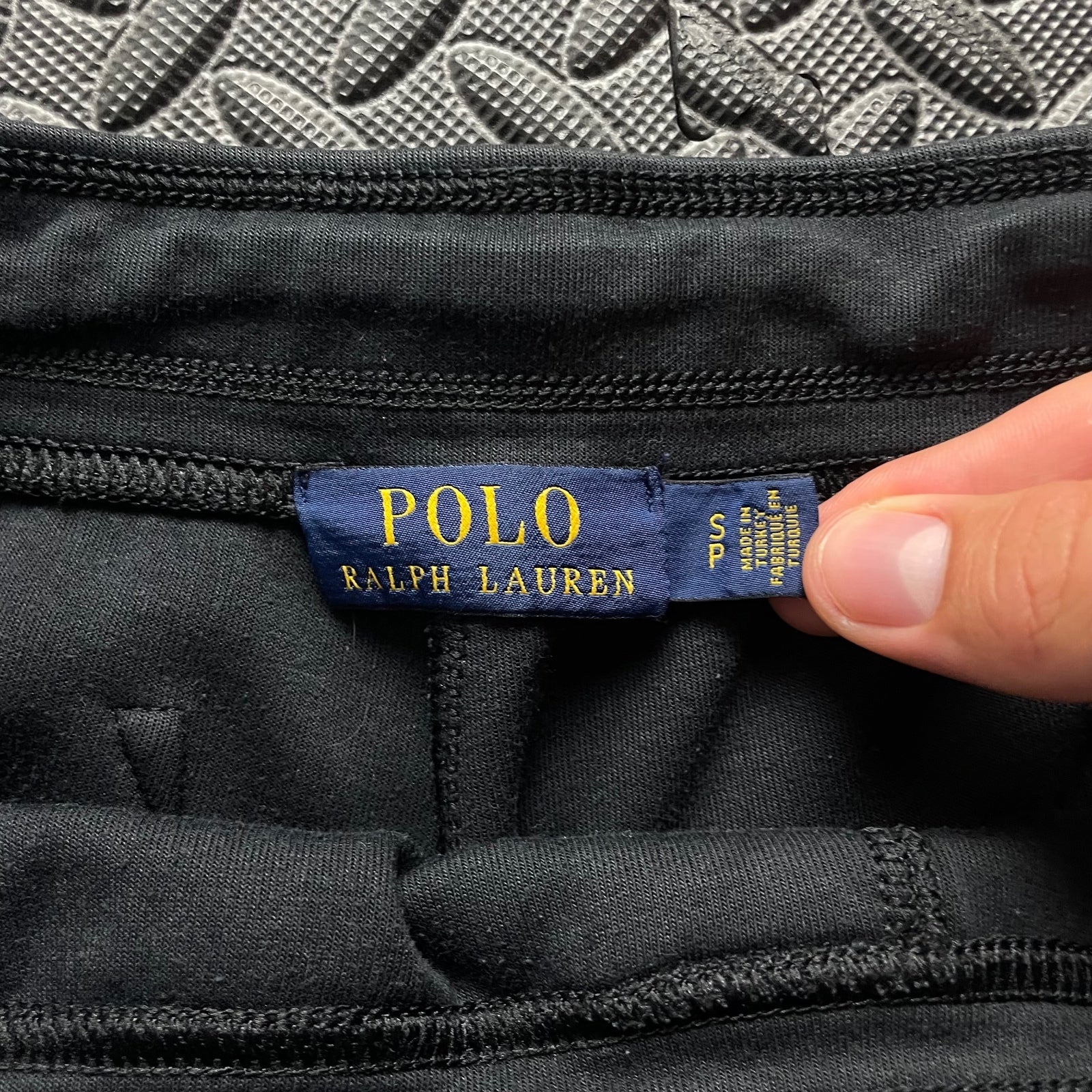 Ralph Lauren Black Shorts | Men’s S | Jogger Double Knit