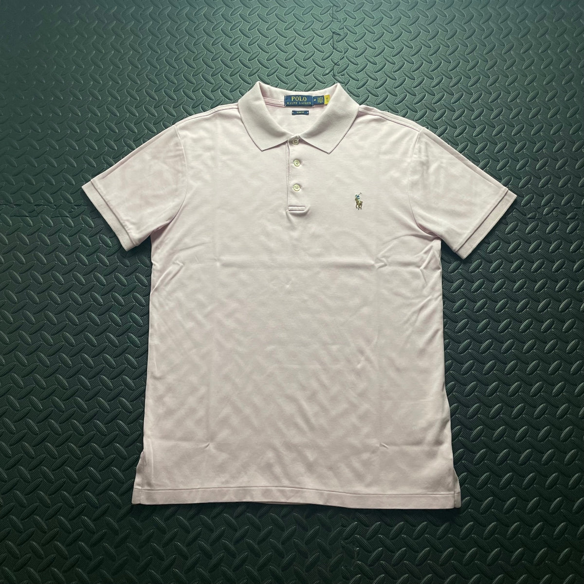 Ralph Lauren Rose Pink Polo Shirt | Men’s Slim Fit M / 3565