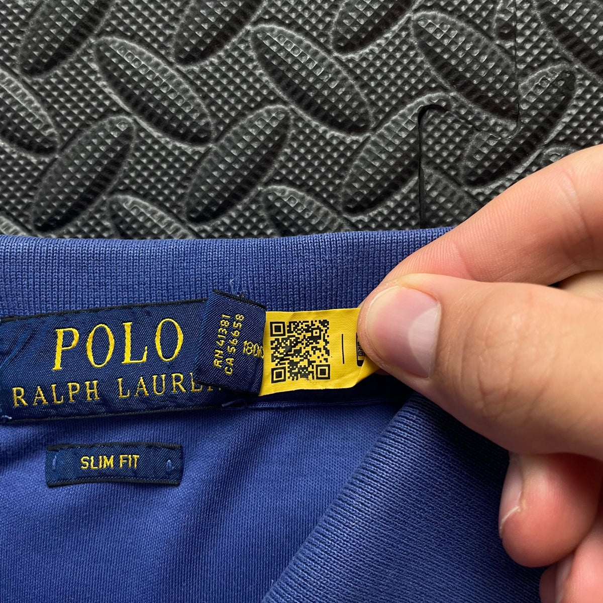 Ralph Lauren Blue Polo Shirt | Men’s Slim Fit L / 3694