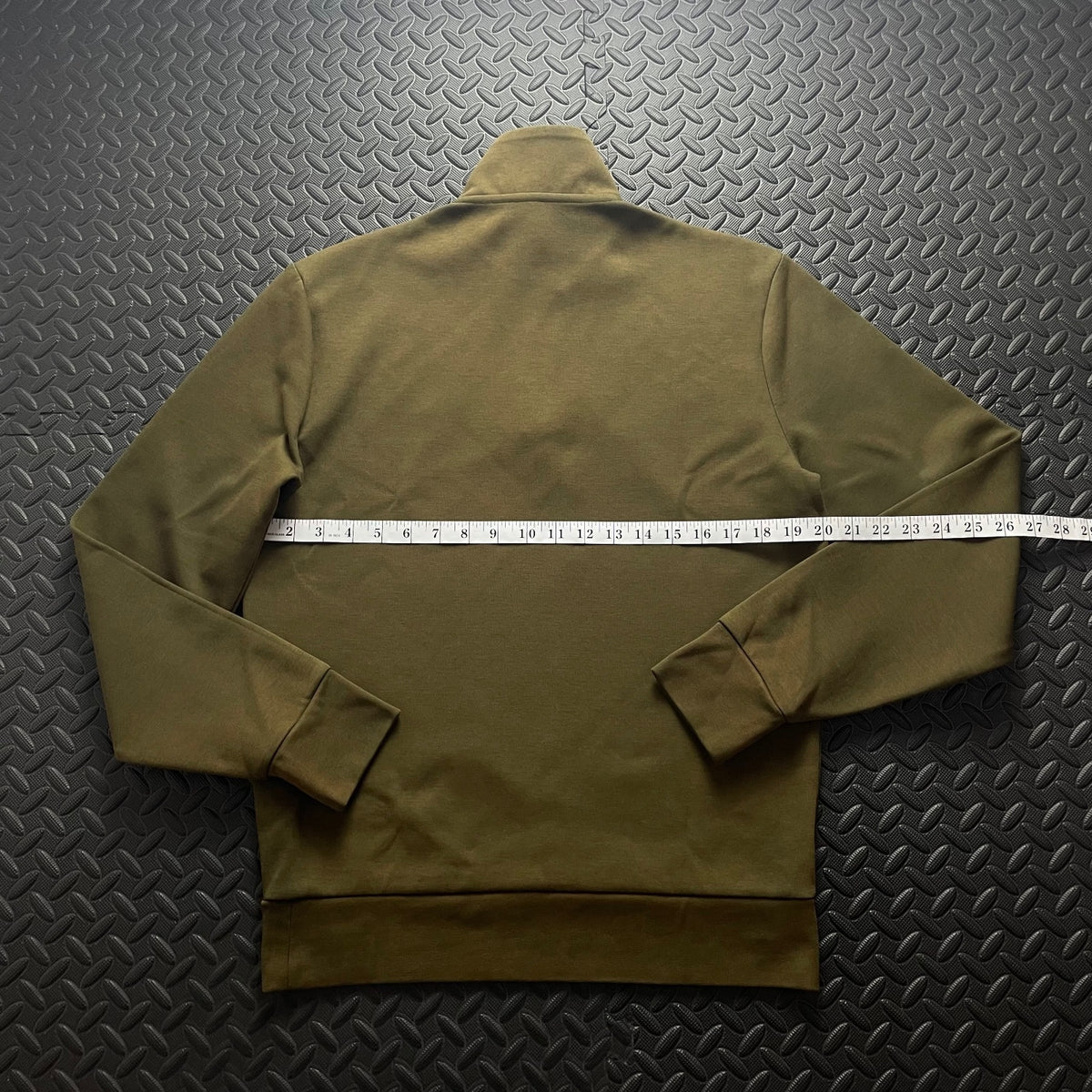 Ralph Lauren Khaki Brown 1/4 Zip Jumper | Men’s Classic Fit S / 3740
