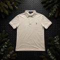 Ralph Lauren Beige Polo Shirt | Men’s Custom Slim Fit XS / 3578