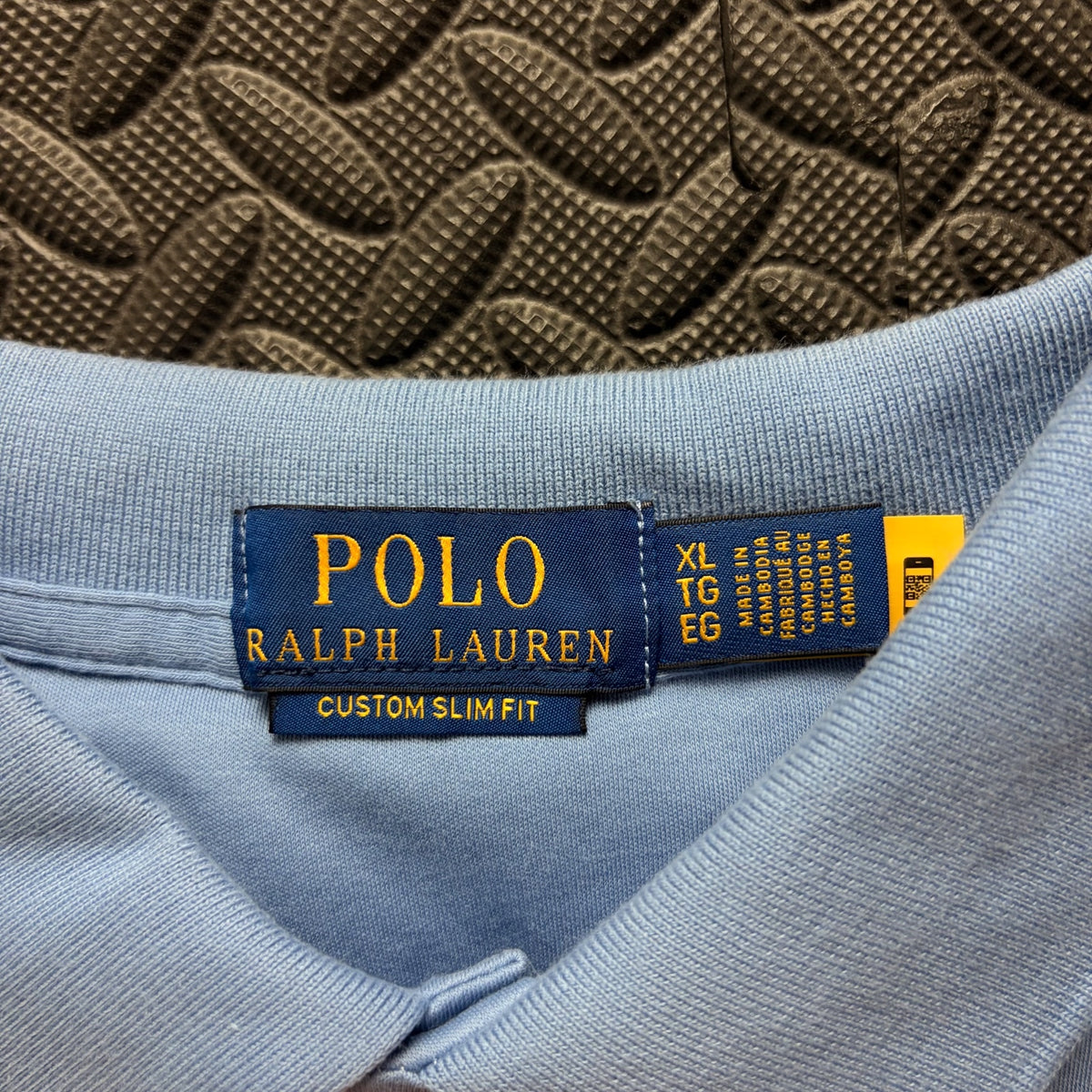 Ralph Lauren Blue Polo Shirt | Men’s Custom Slim Fit XL / 3861