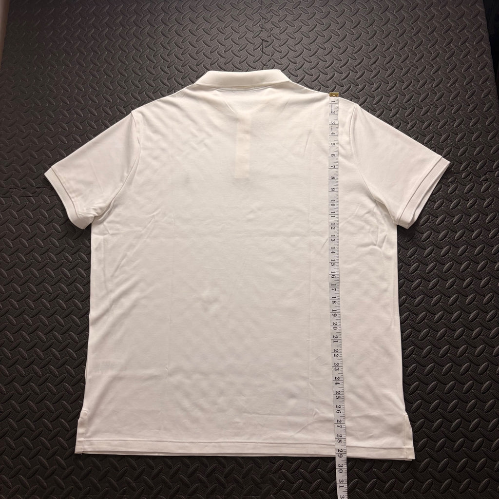 Ralph Lauren White Polo Shirt | Men’s Custom Slim Fit XL / 3810