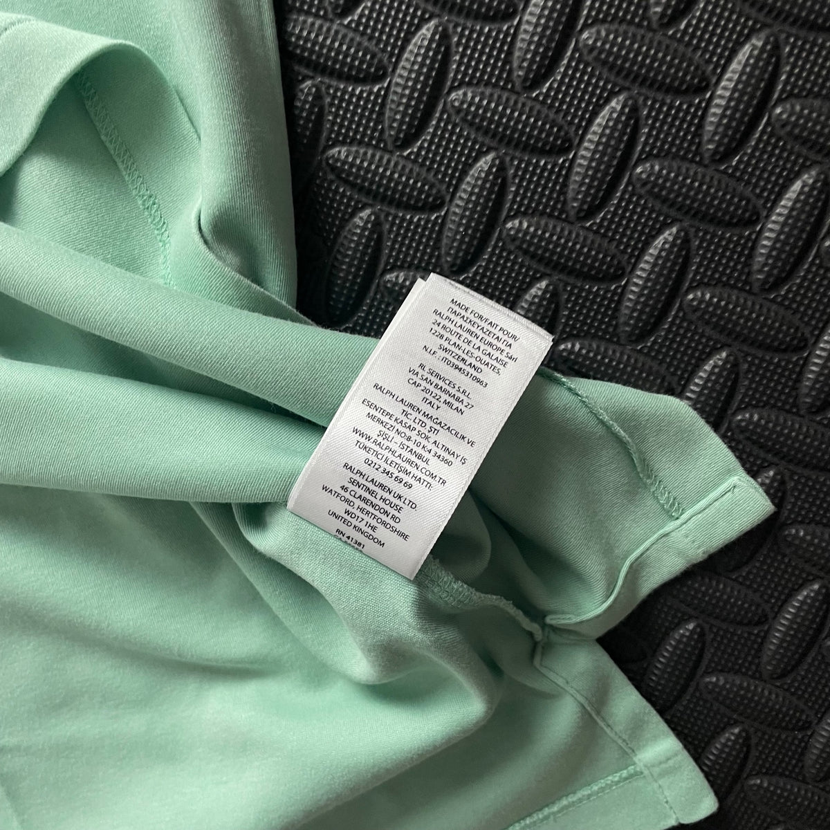 Ralph Lauren Mint Green Polo Shirt | Men’s Custom Slim Fit XXL / 3794