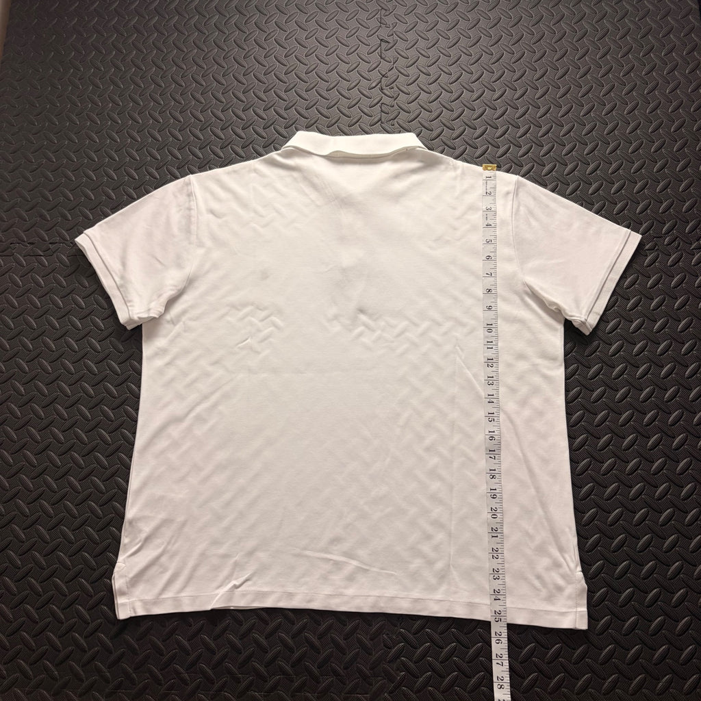 Ralph Lauren White Polo Shirt | Men’s Slim Fit XL / 3816