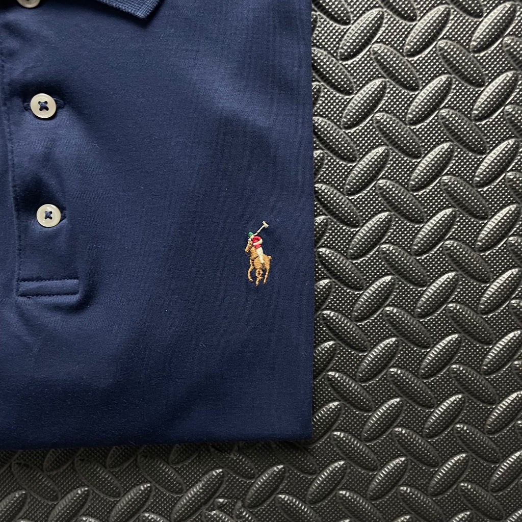Ralph Lauren Navy Polo Shirt | Men’s Slim Fit M / 3799
