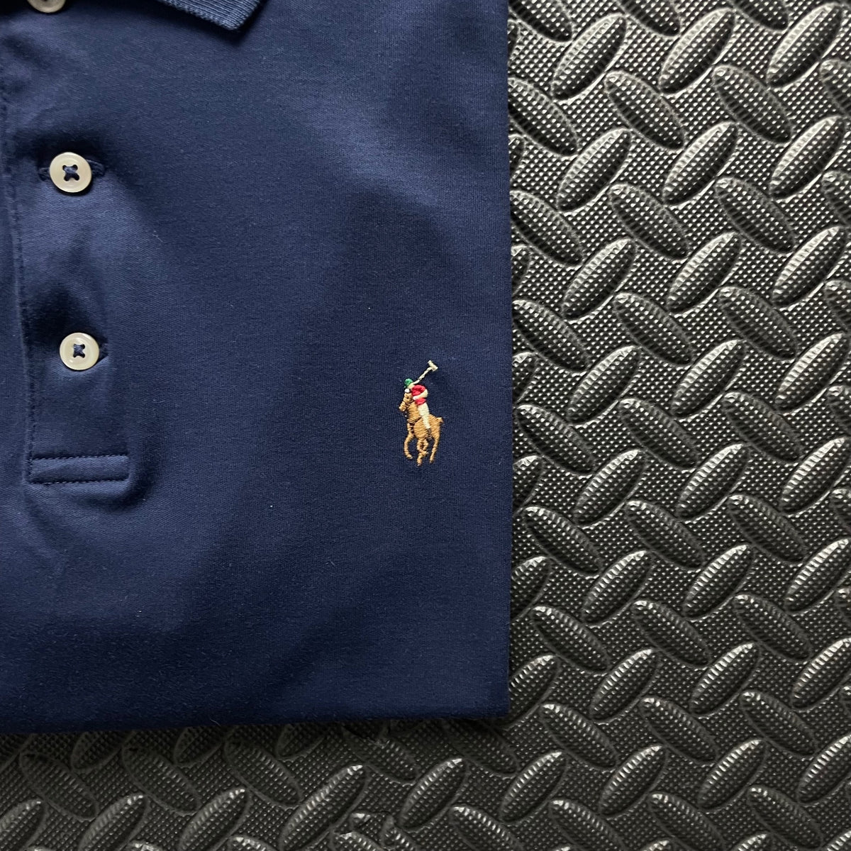 Ralph Lauren Navy Polo Shirt | Men’s Slim Fit M / 3799