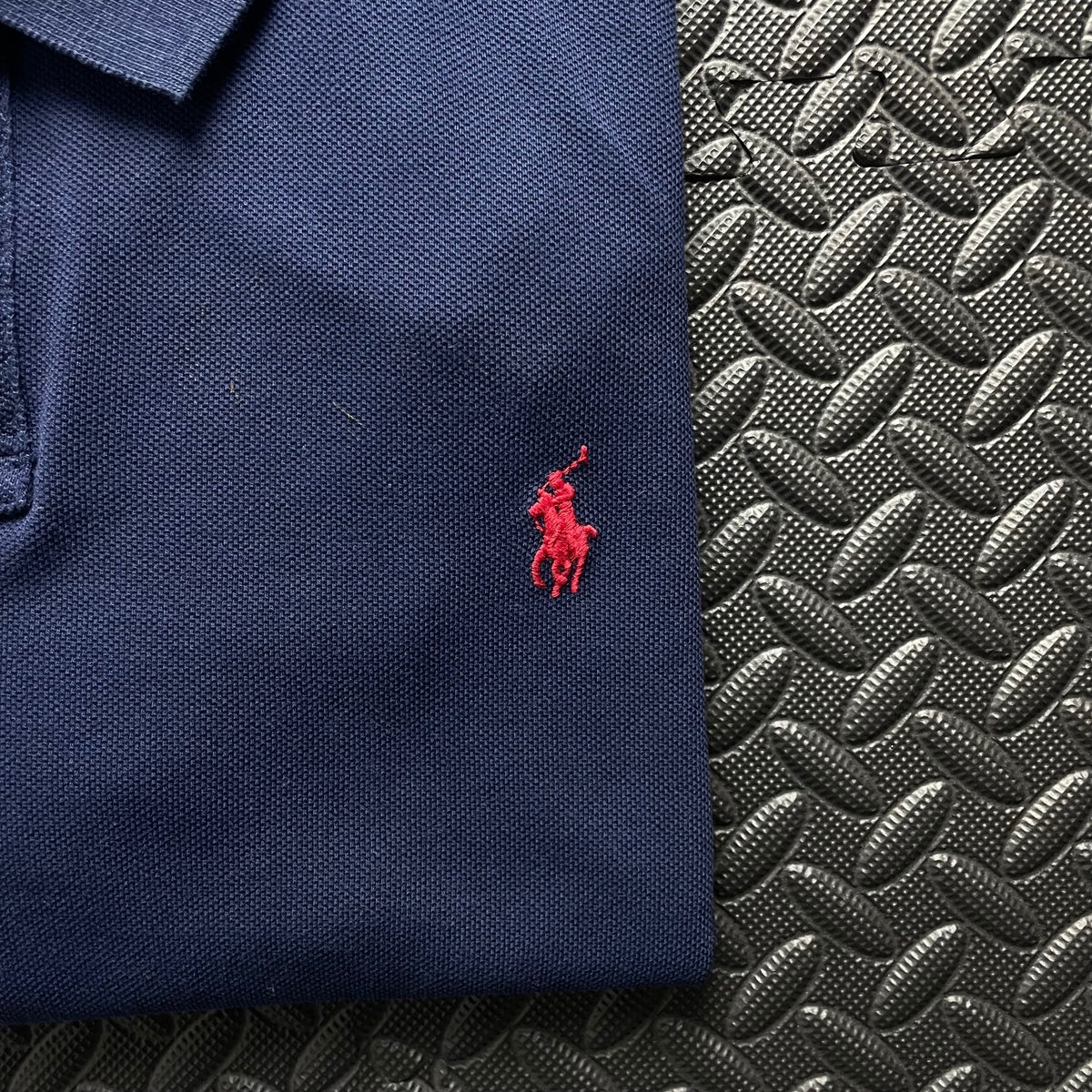 Ralph Lauren Navy Polo Shirt | Men’s Custom Slim Fit XXL / 3792