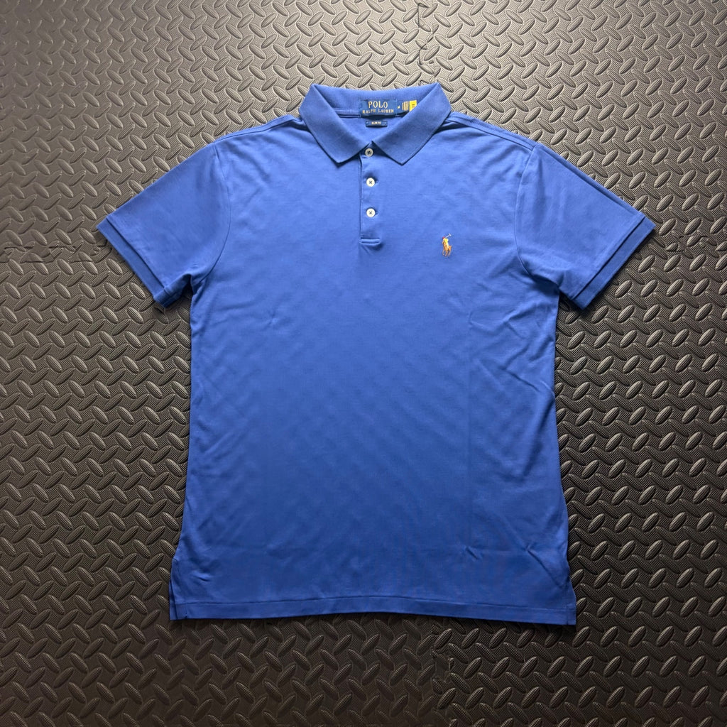 Ralph Lauren Blue Polo Shirt | Men’s Slim Fit M / 3835