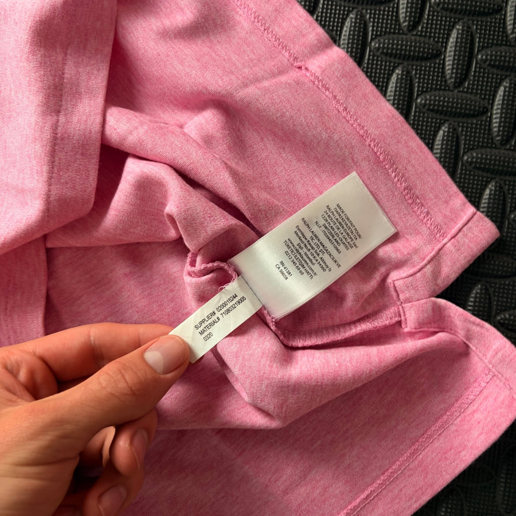 Ralph Lauren Rose Pink Polo Shirt | Men’s Custom Slim Fit M / 3840