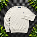 Ralph Lauren Cream Crewneck Jumper | Men’s Slim Fit S / 3767