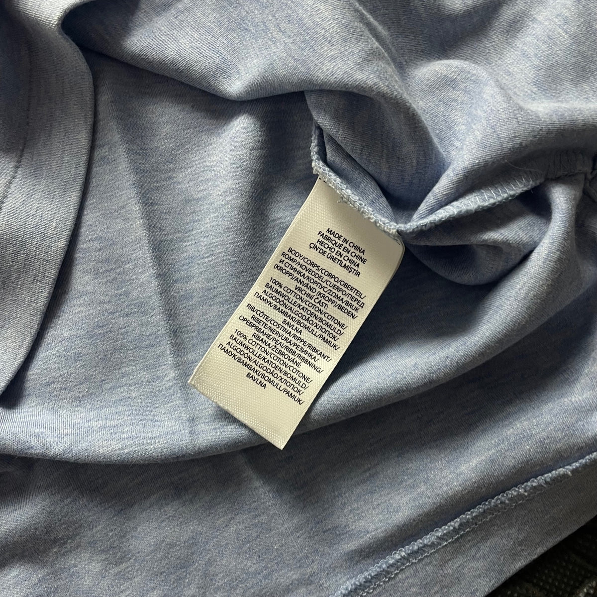 Ralph Lauren Light Blue Polo Shirt | Men’s Custom Slim Fit L / 3637