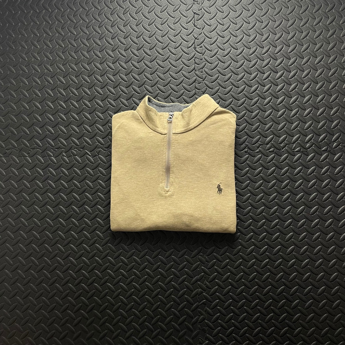 Ralph Lauren Beige 1/4 Zip Jumper | Men’s Classic Fit XL / 3730