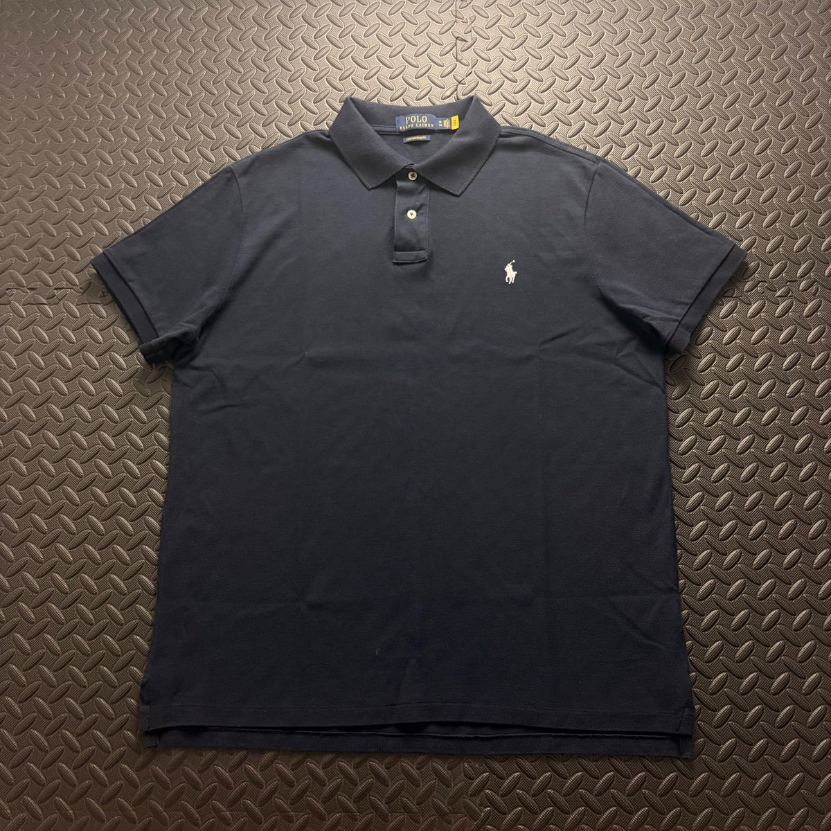Ralph Lauren Navy Polo Shirt | Men’s Custom Slim Fit XL / 3812