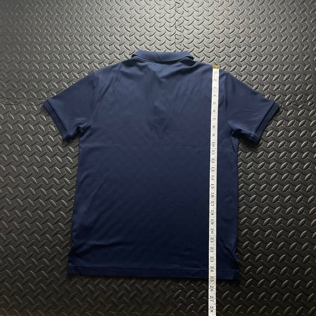 Ralph Lauren Navy Polo Shirt | Men’s Slim Fit M / 3799