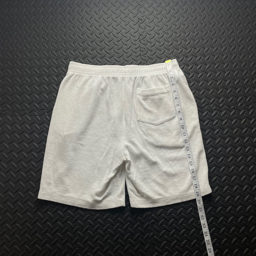Ralph Lauren White Shorts | Mens M | Fuzzy Terry Shorts