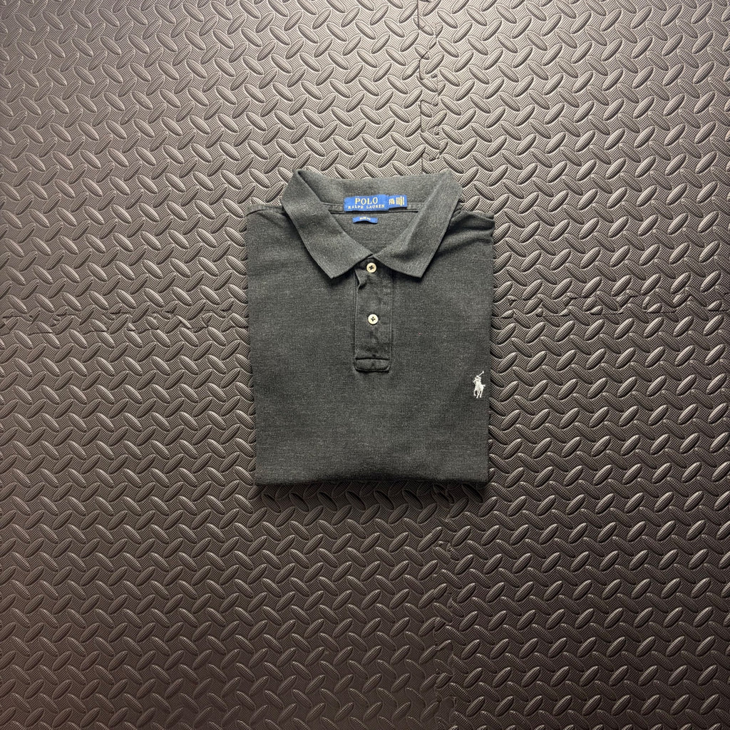 Ralph Lauren Grey Polo Shirt | Men’s Slim Fit XXL / 3827