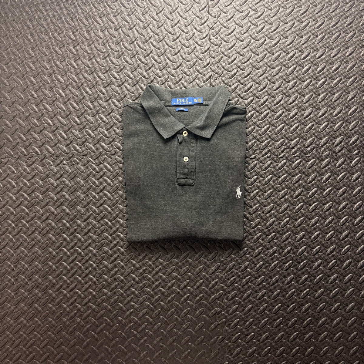 Ralph Lauren Grey Polo Shirt | Men’s Slim Fit XXL / 3827