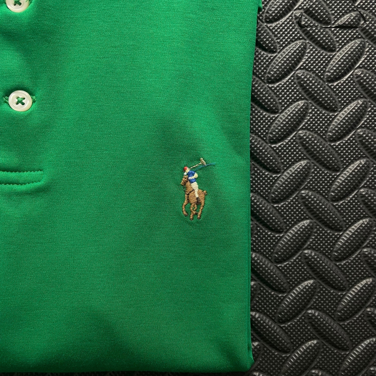 Ralph Lauren Green Polo Shirt | Men’s Custom Slim Fit S / 3069