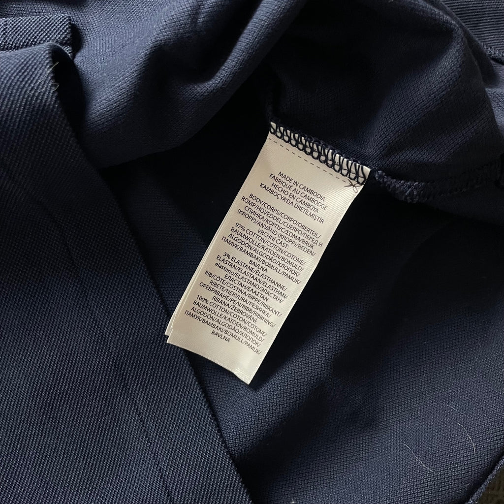 Ralph Lauren Navy 1/4 Zip Polo Shirt | Men’s Custom Slim Fit M / 3419